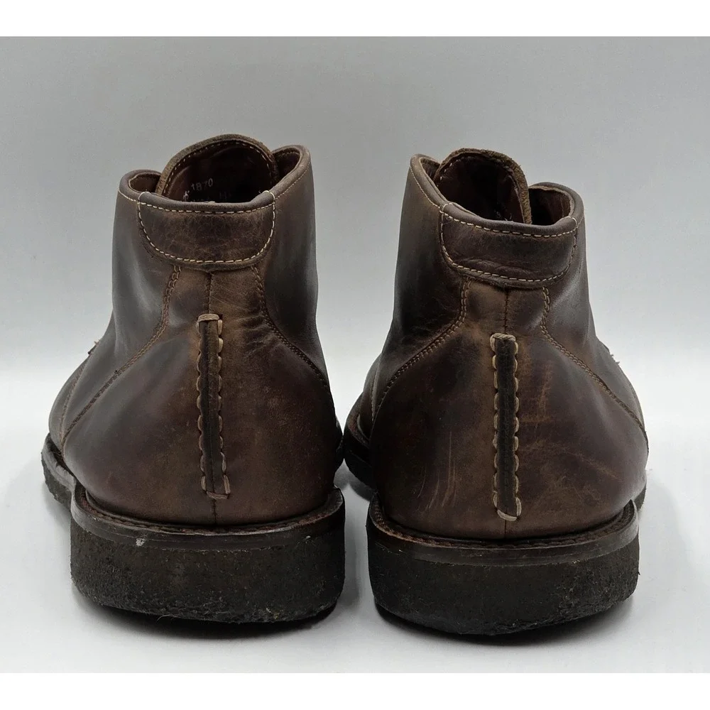 Johnston & Murphy Copeland Chukka Boots Brown Leather Mens 9.5M India